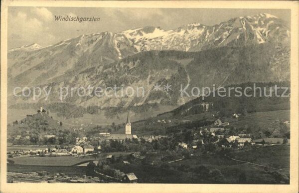 Windischgarsten Gesamtansicht mit Ennstaler Alpen