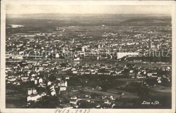 Linz Donau Panorama