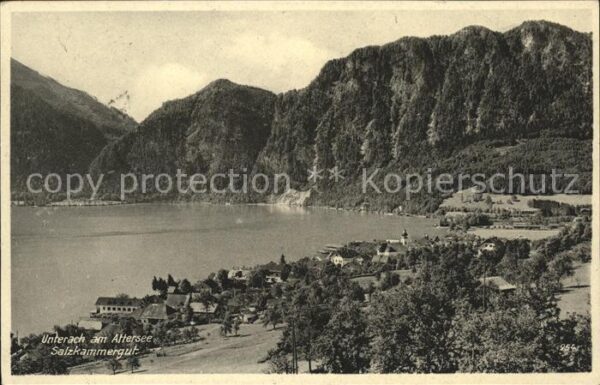 Unterach Attersee Panorama