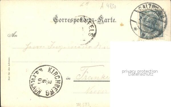 Hallstatt Austria Ortsansicht mit Kirche Hallstätter See – Bild 2