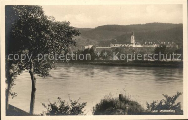 Wilhering Partie am Fluss Zisterzienser Stift