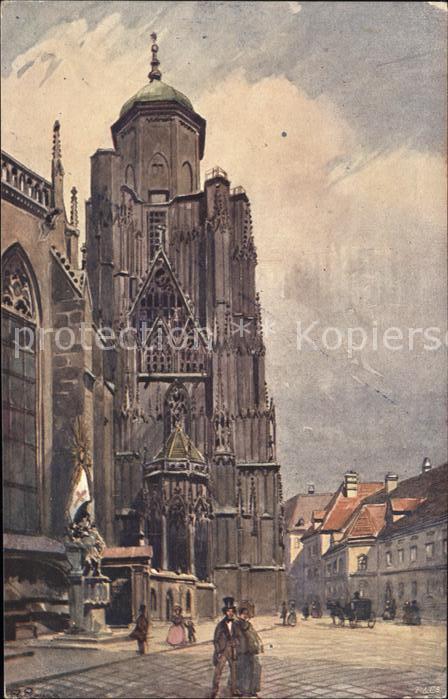Wien Unausgebaute Turm der Stephanskirche Kü