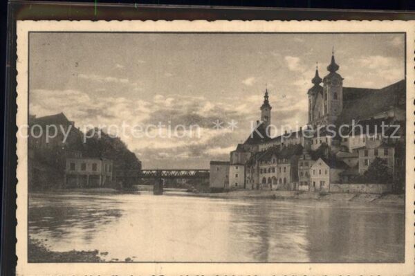 Steyr Enns Oberoesterreich Zusammenfluss der Enns und Steyr Michae