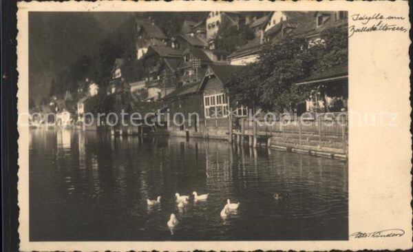 Hallstatt Austria Idylle am Hallstättersee