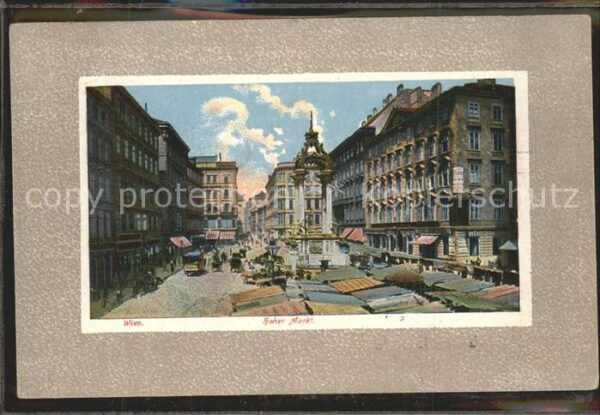 Wien Hoher Markt mit Vermählungsbrunnen