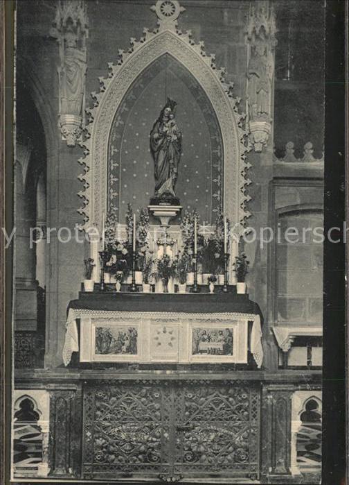 Linz Donau Altar der Pilger Madonna im Maria Empfä