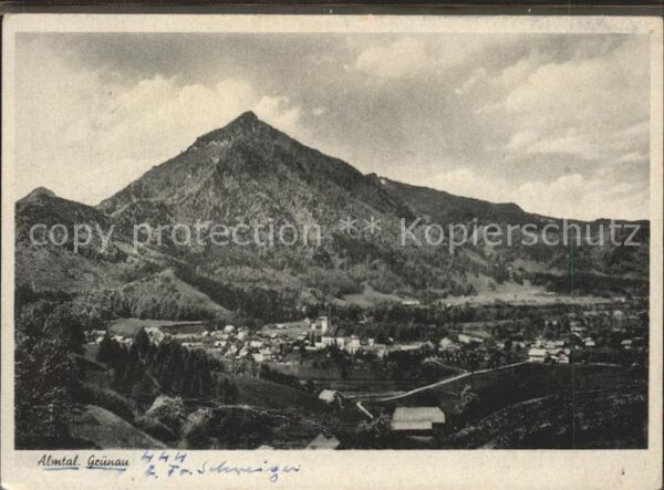 Gruenau Almtal Panorama