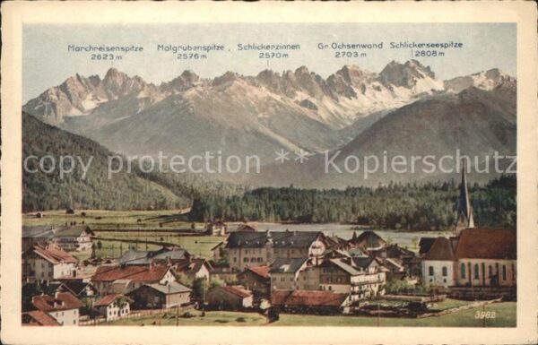 Schlickeralm Schlickerseespitze Malgrubenspitze