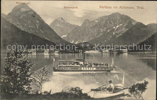 Pertisau Achensee Achensee Dampfschiff Tristenkopf Sonnen