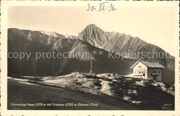 Zillertal Tirol Steinerkogl Haus Tristener