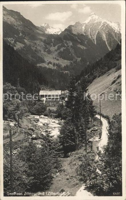 Zillertal Tirol Gasthaus Zillergrund