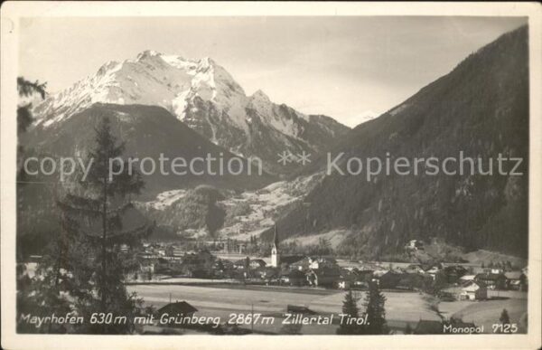 Mayrhofen Zillertal Zillertal Grünberg
