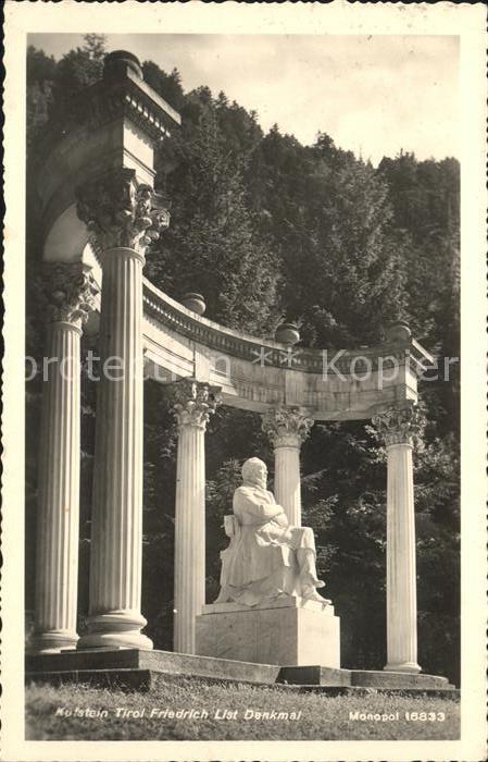 Kufstein Tirol Friedrich List Denkmal