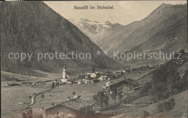Neustift Stubaital Tirol Kirche Ort