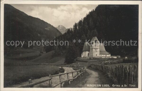 Gries Brenner Kirchlein Lueg Tirol
