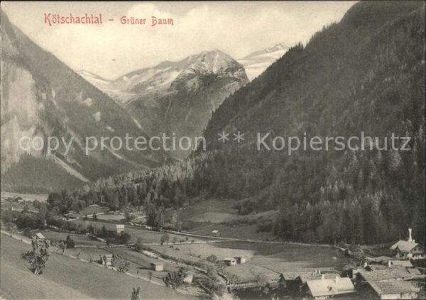 Koetschachtal Grüner Baum Panorama