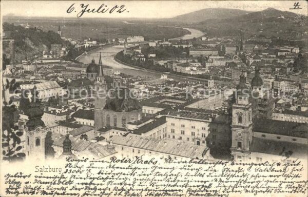 Salzburg Oesterreich Panorama