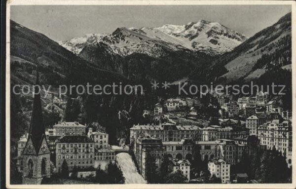Badgastein Teilansicht mit Radhausberg