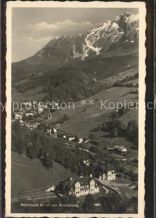 Muehlbach Hochkoenig Panorama