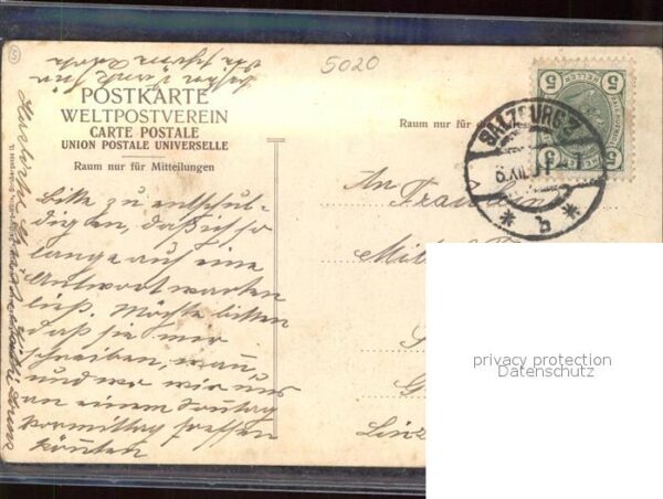 Salzburg Oesterreich von der Humboldt Terasse – Bild 2