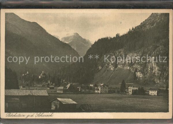 Boeckstein Ortsblick mit Schareck