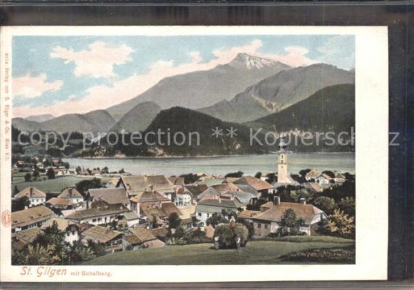 St Gilgen Salzkammergut mit Schafberg