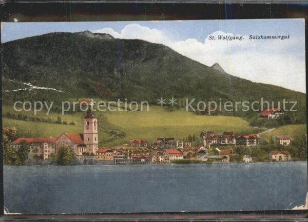 St Wolfgang Wolfgangsee Ortsblick Wolfgangsee