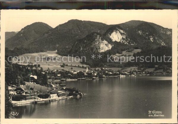 St Gilgen Salzkammergut mit Lueg und Blick auf die Drei Brüder