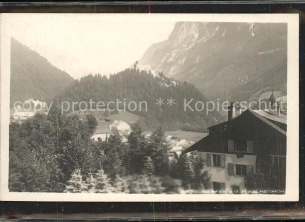 Werfen Salzburg mit Hirschenhorn und Festung Hohenwerfe
