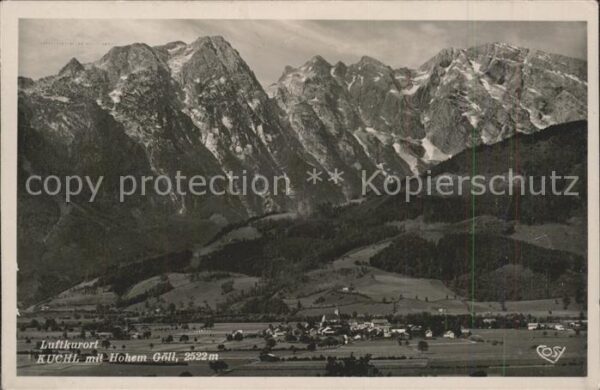 Kuchl mit Hohem Göll