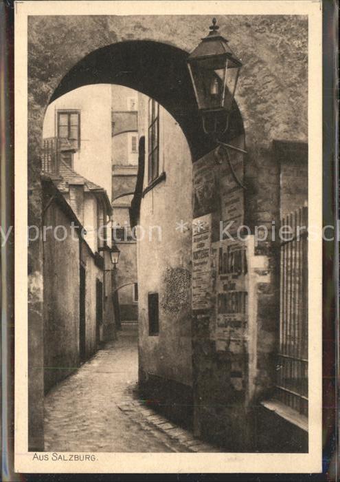 Salzburg Oesterreich Altstadt Gässchen