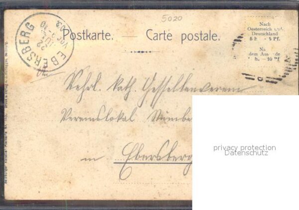 Salzburg Oesterreich Stadtblick von Mülln mit Festung Hohens – Bild 2