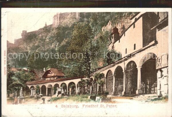 Salzburg Oesterreich Friedhof St Peter