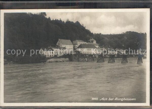Ach Salzach Ortsblick Brücke