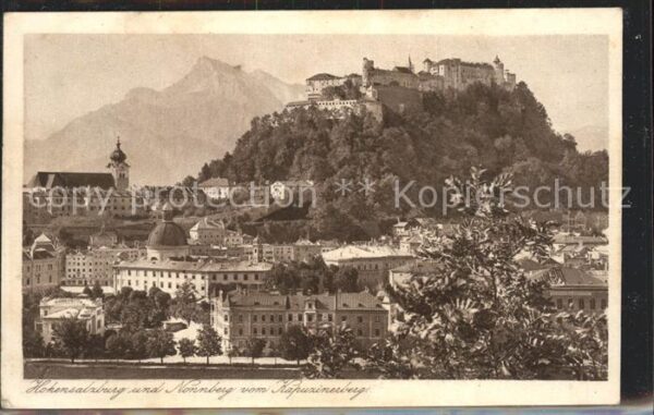 Salzburg Oesterreich Festung Hohensalzburg und Nonnberg