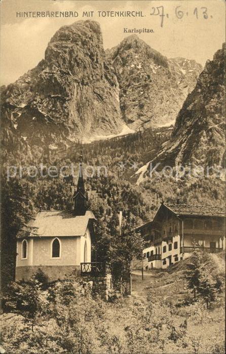 Kufstein Tirol Hinterbärenbad mit Torenkirchl Karlspit