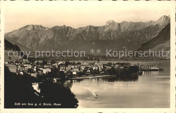 Zell See See mit Stein. Meer