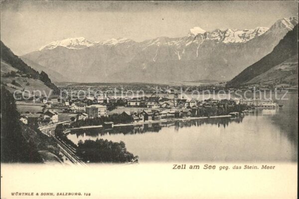 Zell See Panorama See Steinernes Meer