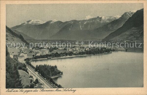 Zell See Panorama See Steinernes Meer