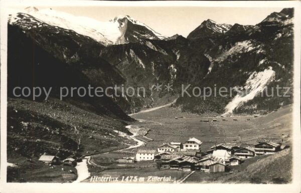 Hintertux Zillertal Panorama