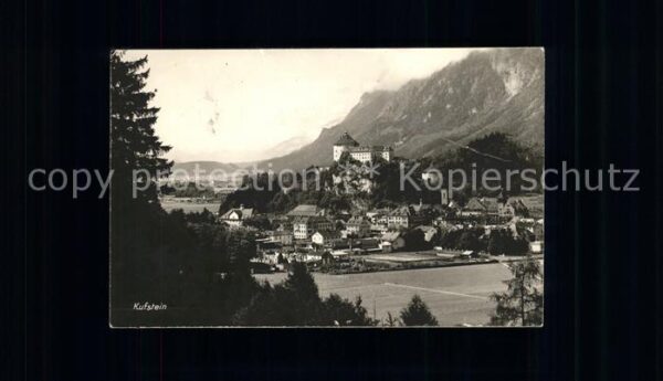 Kufstein Tirol Panorama mit Burg