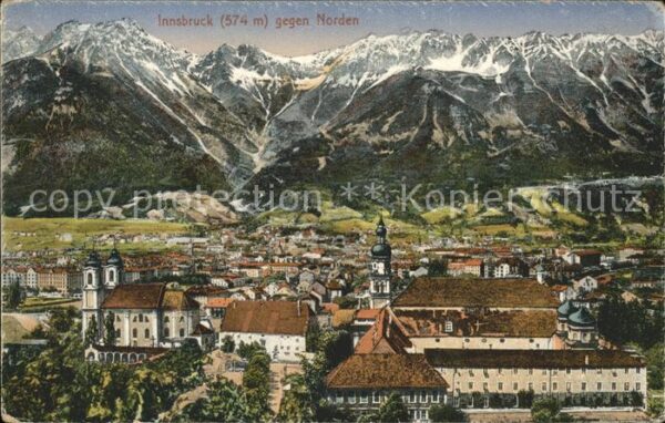 Innsbruck Panorama gegen Norden