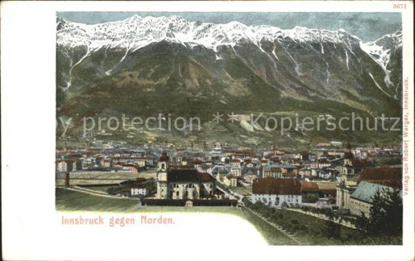Innsbruck Panorama gegen Norden