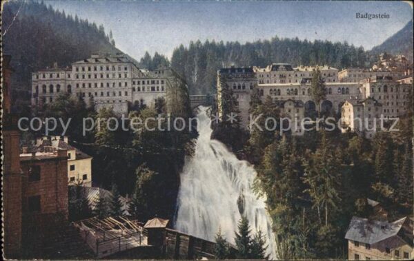 Bad Gastein Wasserfall in der Stadt