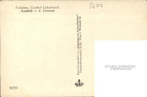 Ferleiten Gasthaus Lukashansl Terrasse – Bild 2