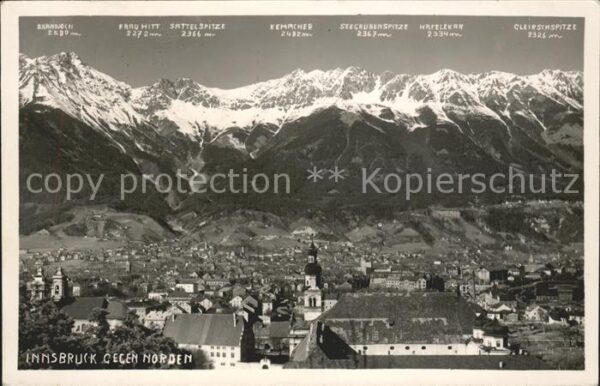 Innsbruck Panorama gegen Norden