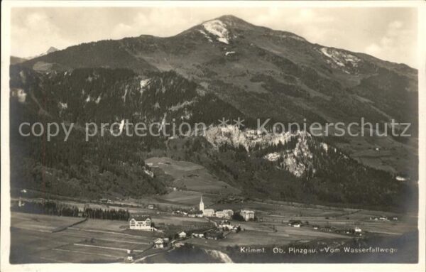 Krimml Panorama vom Wasserfallwege