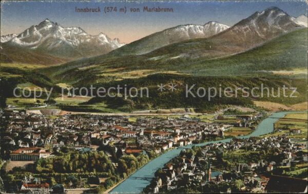 Innsbruck Panorama von Mariabrunn