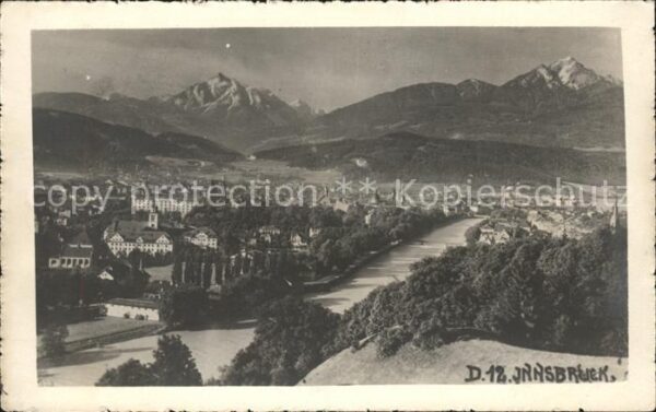 Innsbruck Panorama mit Inn