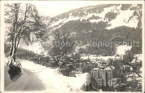 Bad Gastein Panorama im Schnee